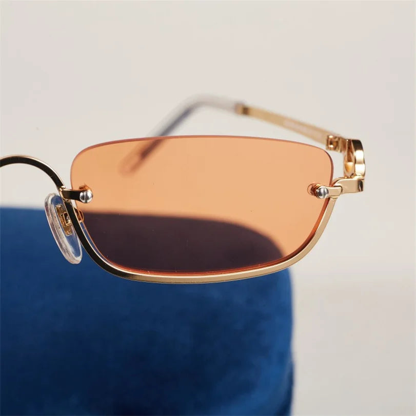 Hot Selling Semi Infinite Fashion New Women's Strange And Sexy Little Sunglasses, Brand Designer Punk Girl's Sunglasses UV400