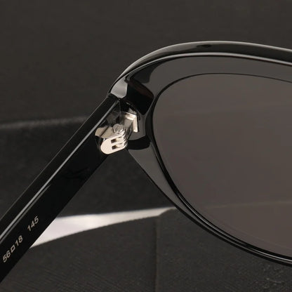 New Oversized Pilot Oval Sunglasses For Women Brand Designer Ladies Retro Eyeware Simple Outdoor Driving Traveling Sun Glasses