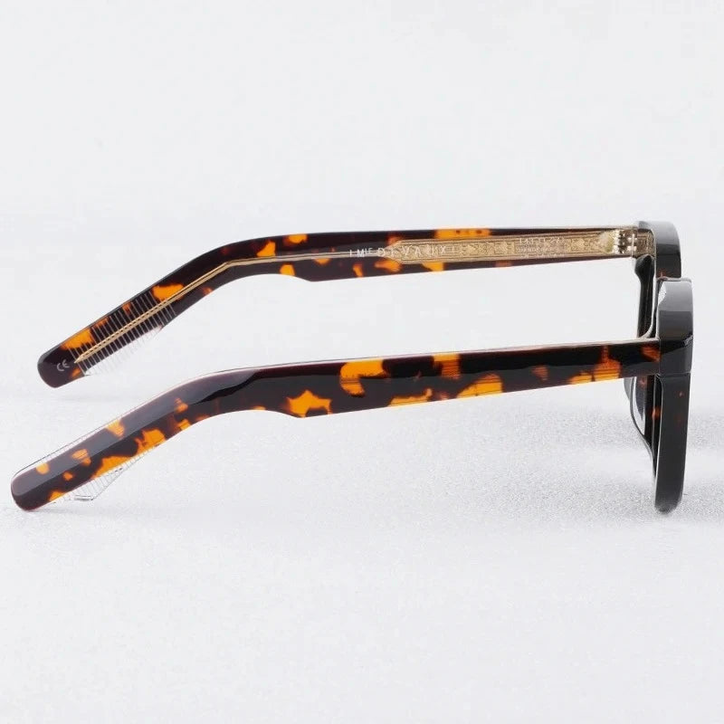 JMM Devaux Acetate Rectangle Sunglasses Uv400 Men and Women High Quality Classical Handmade Prescription Eyeglasses with Case