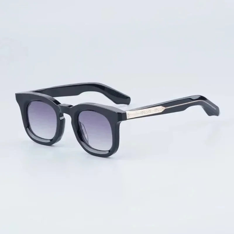 JMM Devaux Acetate Rectangle Sunglasses Uv400 Men and Women High Quality Classical Handmade Prescription Eyeglasses with Case