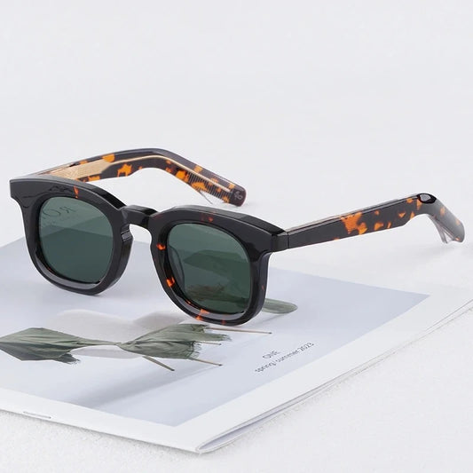 JMM Devaux Acetate Rectangle Sunglasses Uv400 Men and Women High Quality Classical Handmade Prescription Eyeglasses with Case