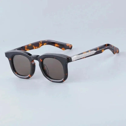 JMM Devaux Acetate Rectangle Sunglasses Uv400 Men and Women High Quality Classical Handmade Prescription Eyeglasses with Case