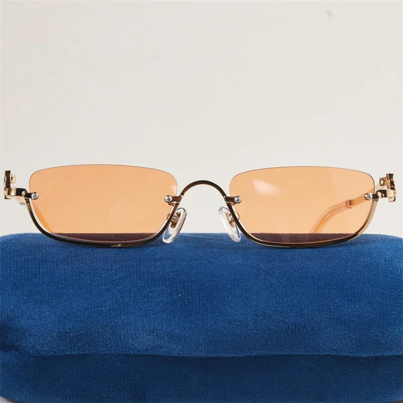 Hot Selling Semi Infinite Fashion New Women's Strange And Sexy Little Sunglasses, Brand Designer Punk Girl's Sunglasses UV400