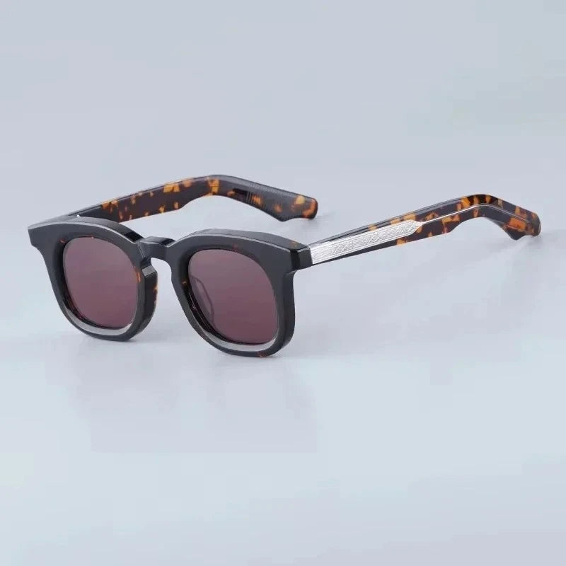 JMM Devaux Acetate Rectangle Sunglasses Uv400 Men and Women High Quality Classical Handmade Prescription Eyeglasses with Case