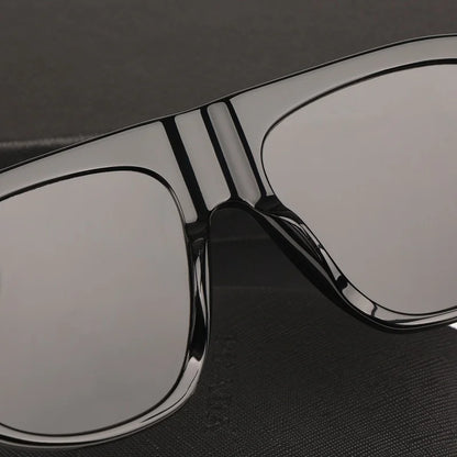 New Oversized Pilot Oval Sunglasses For Women Brand Designer Ladies Retro Eyeware Simple Outdoor Driving Traveling Sun Glasses